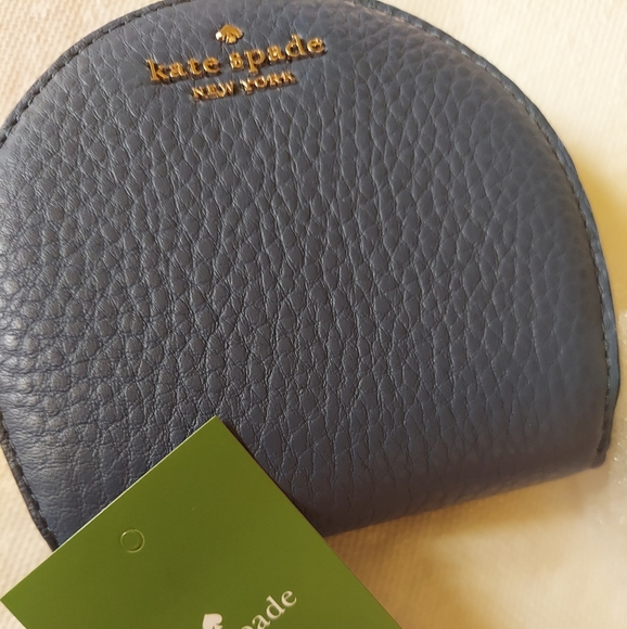 New Leather Half Moon Kate Spade Wallet ♠️ Wallet - Picture 4 of 6